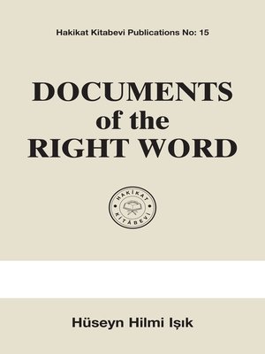 cover image of Documents of the Right Word